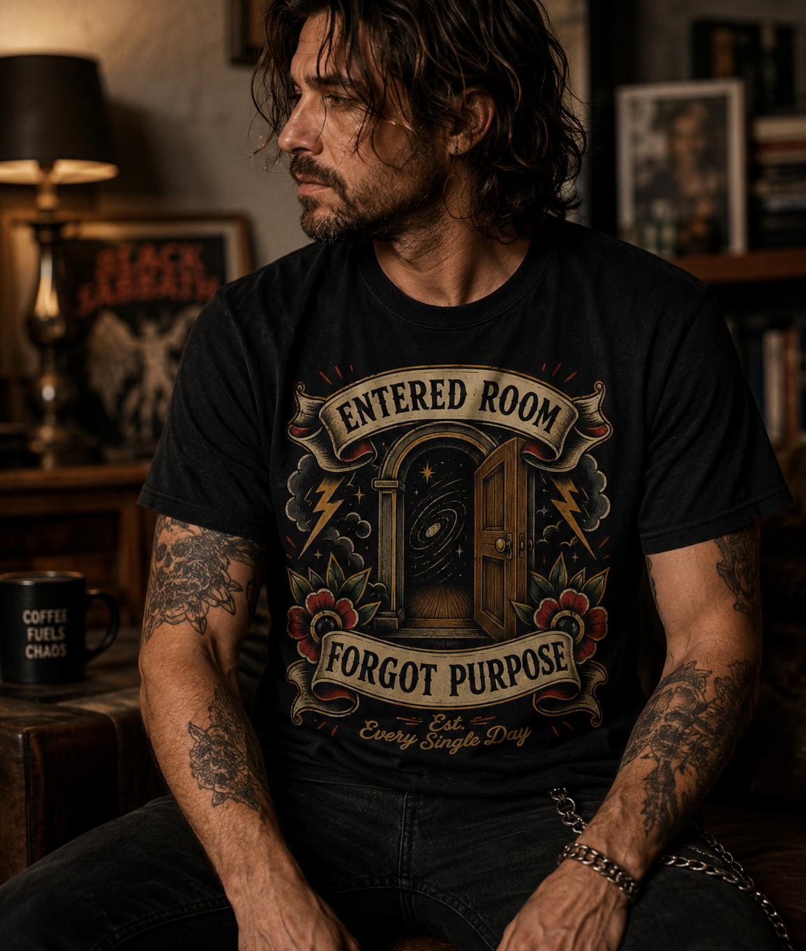 Entered Room Forgot Purpose Funny ADHD T shirt