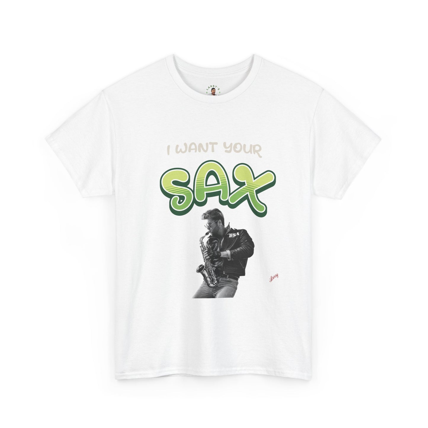 “I Want Your Sax” – Funny Music Pun T-Shirt
