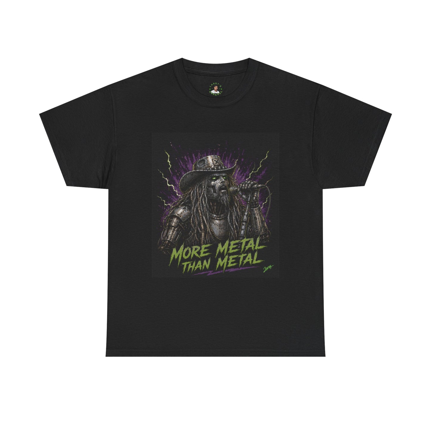 More Metal Than Metal T-Shirt — Gothic Rock Skeleton Singer Tee