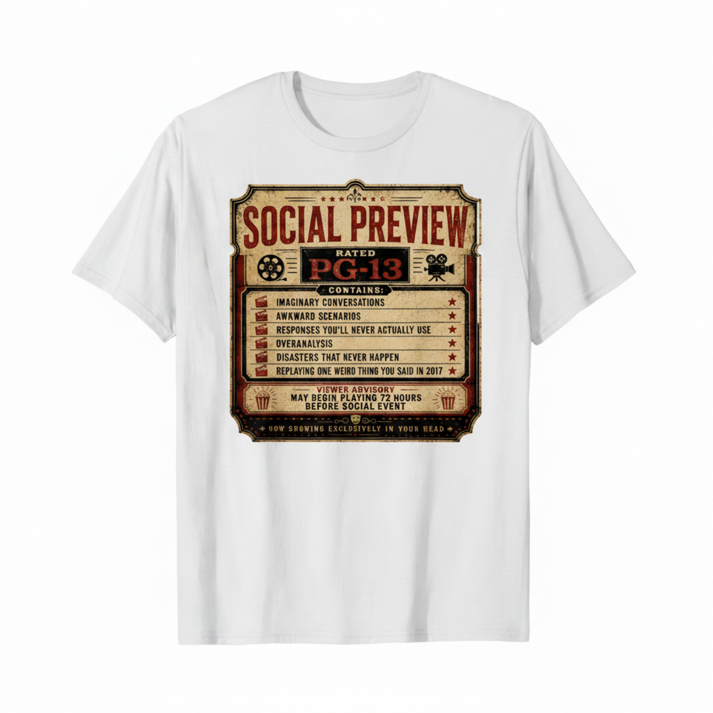 Social Preview Awkward ADHD T shirt - ADHD Humour