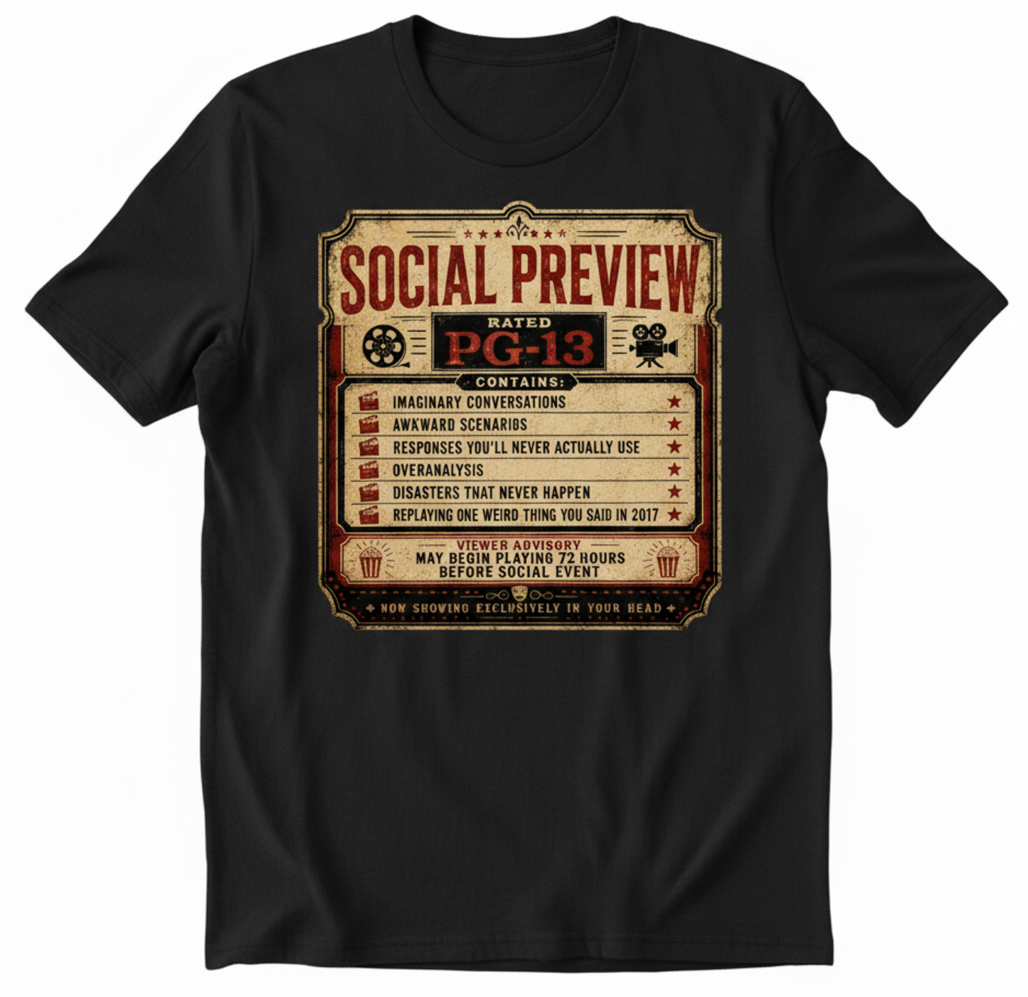 Social Preview Awkward ADHD T shirt - ADHD Humour