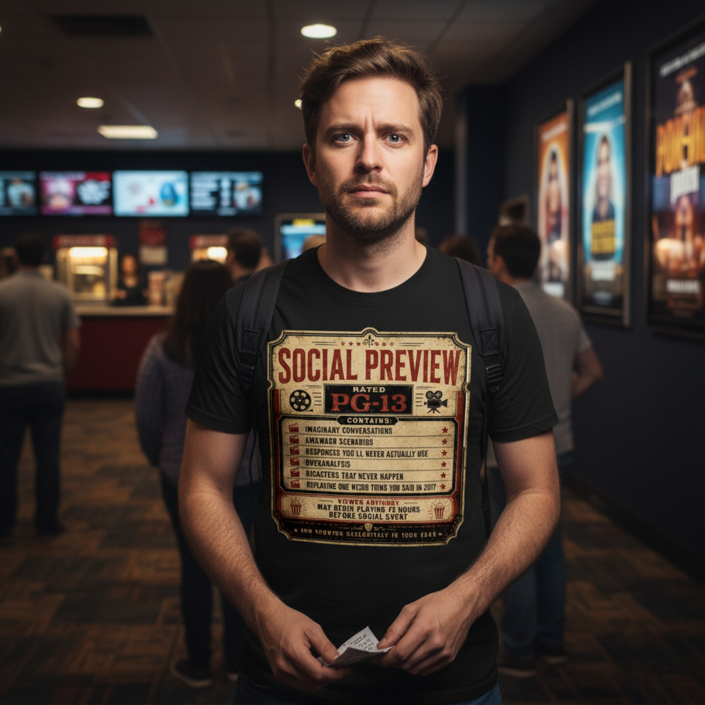 Social Preview Awkward ADHD T shirt - ADHD Humour