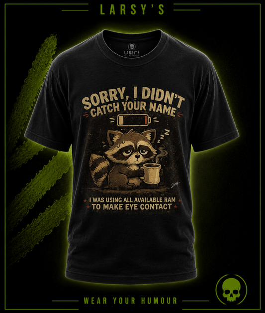 Raccoon is sleepy