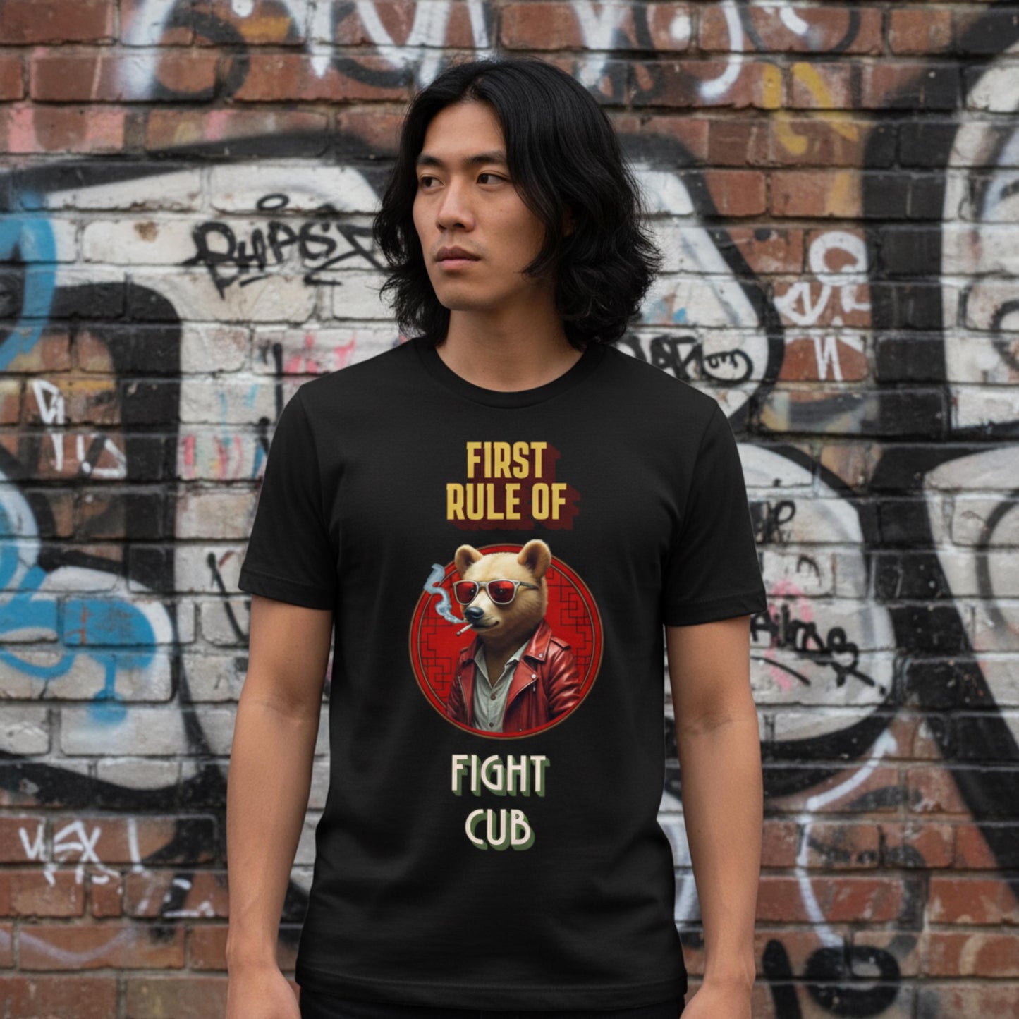 Bear Cub Fight Club Shirt, Movie Parody Humor, Edgy Pop Culture Tee