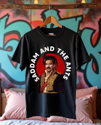 Funny Music T shirt - 80's Nostalgia Laughs, Gig fun