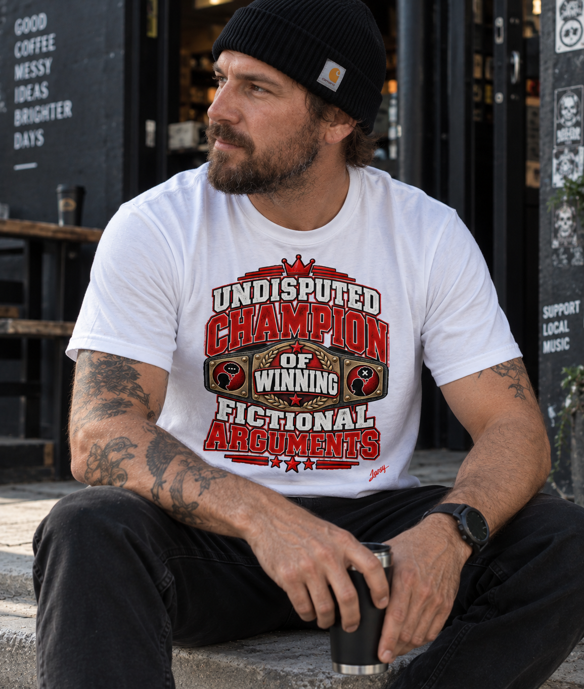 Champion of Fictional Arguments Tee