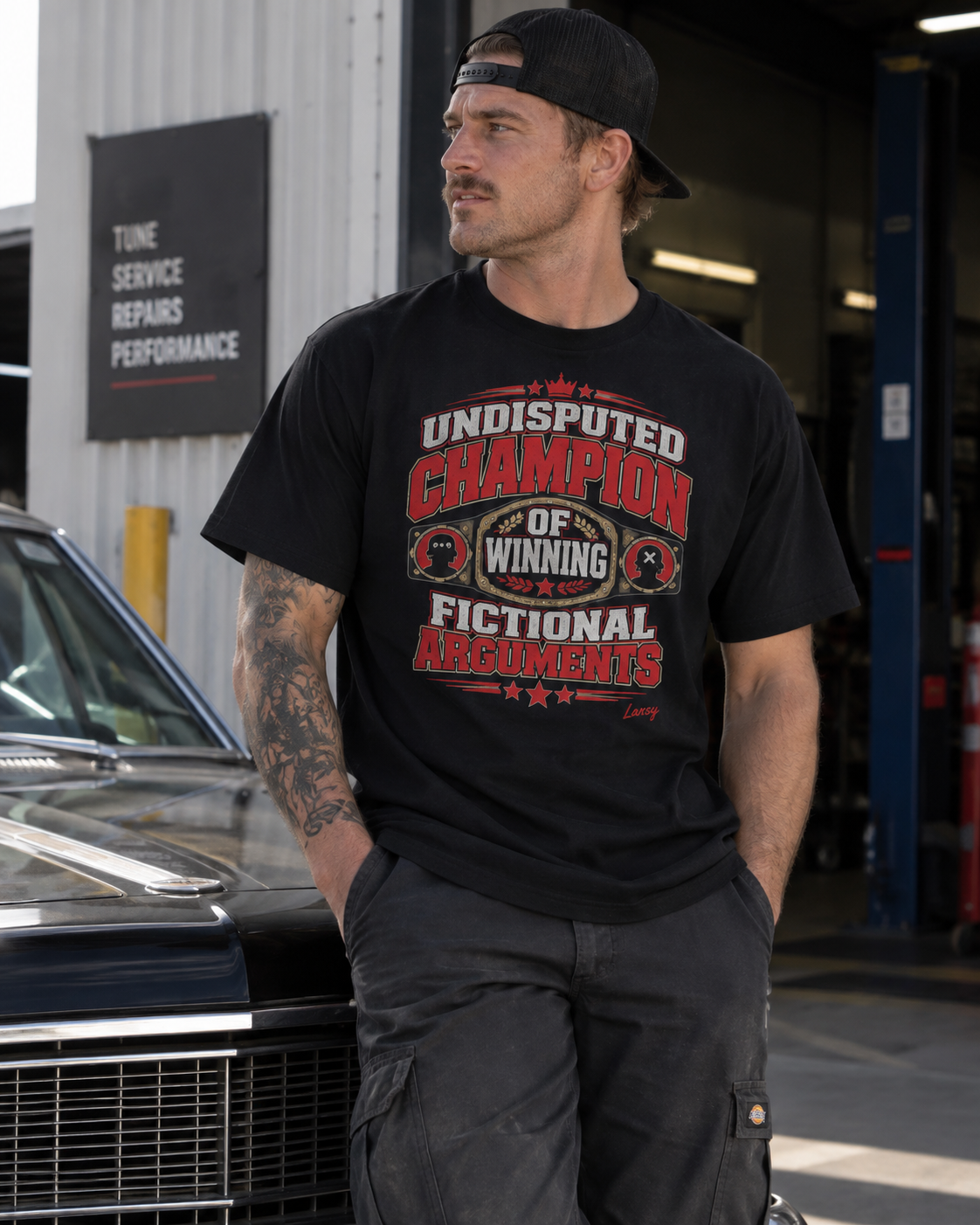 Champion of Fictional Arguments Tee