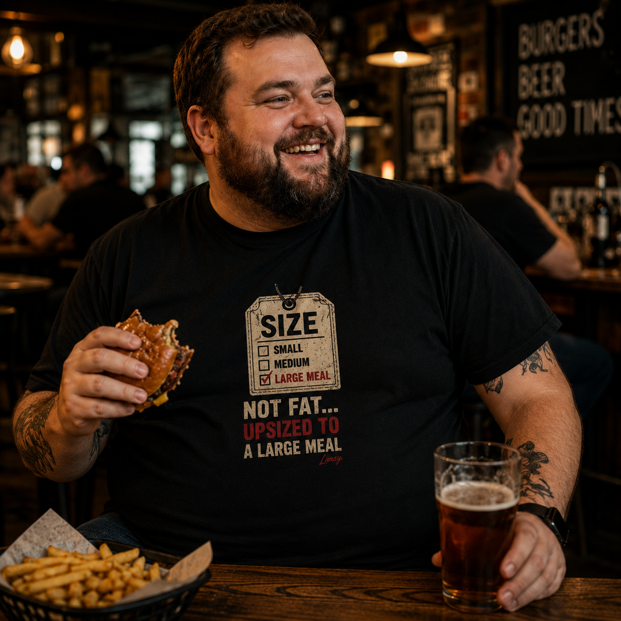 I’m Not Fat, I’m upsized to a Large Meal