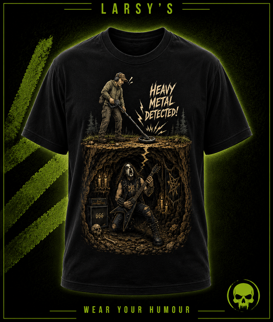 Heavy Metal Detective T-Shirt — Vintage Rock Band Tee