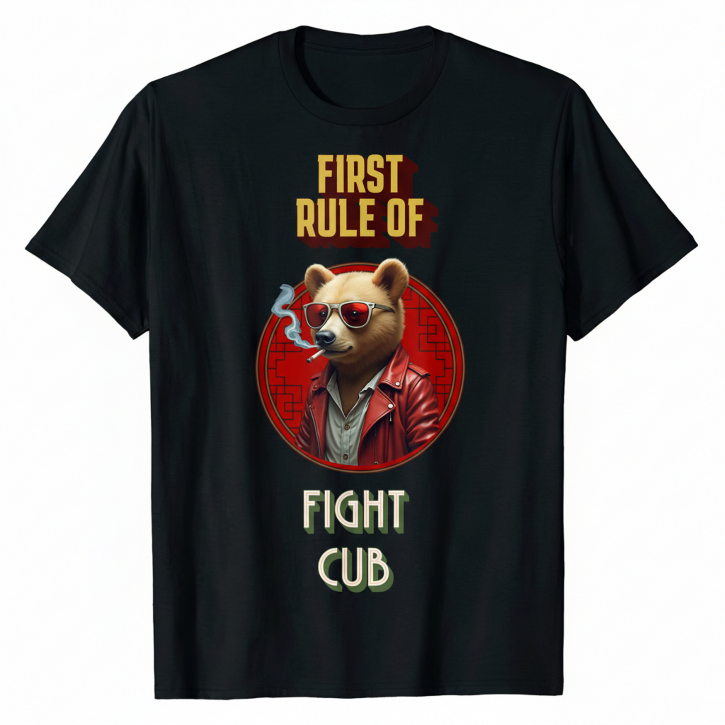 Bear Cub Fight Club Shirt, Movie Parody Humor, Edgy Pop Culture Tee
