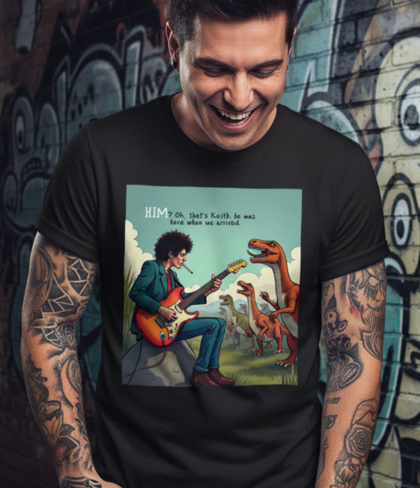 Music humour T shirt, band jokes, Stones Fans, Guitarist fans, tongue in cheek