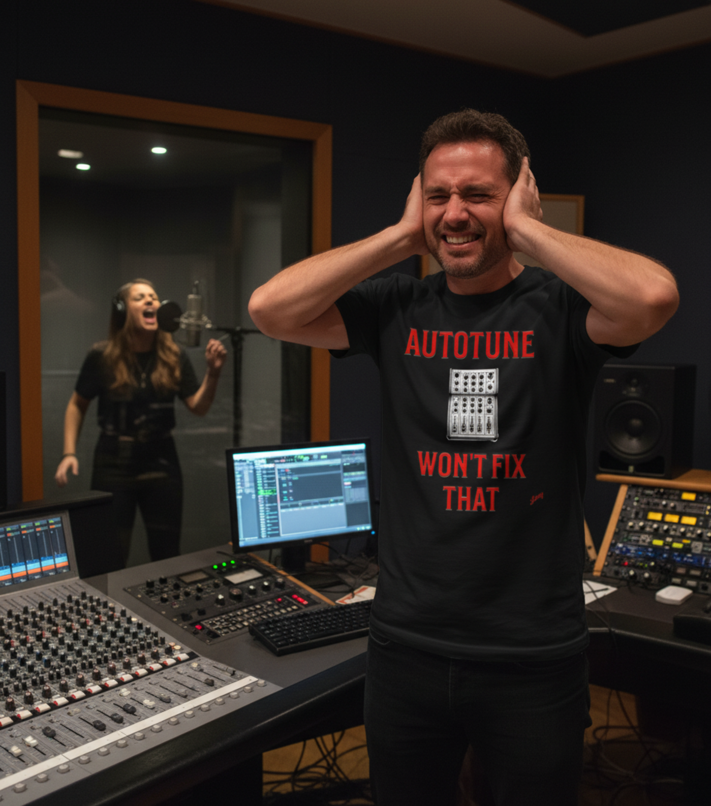 Audio Engineer T-shirt | Sound Mixer Humor Gig Shirt