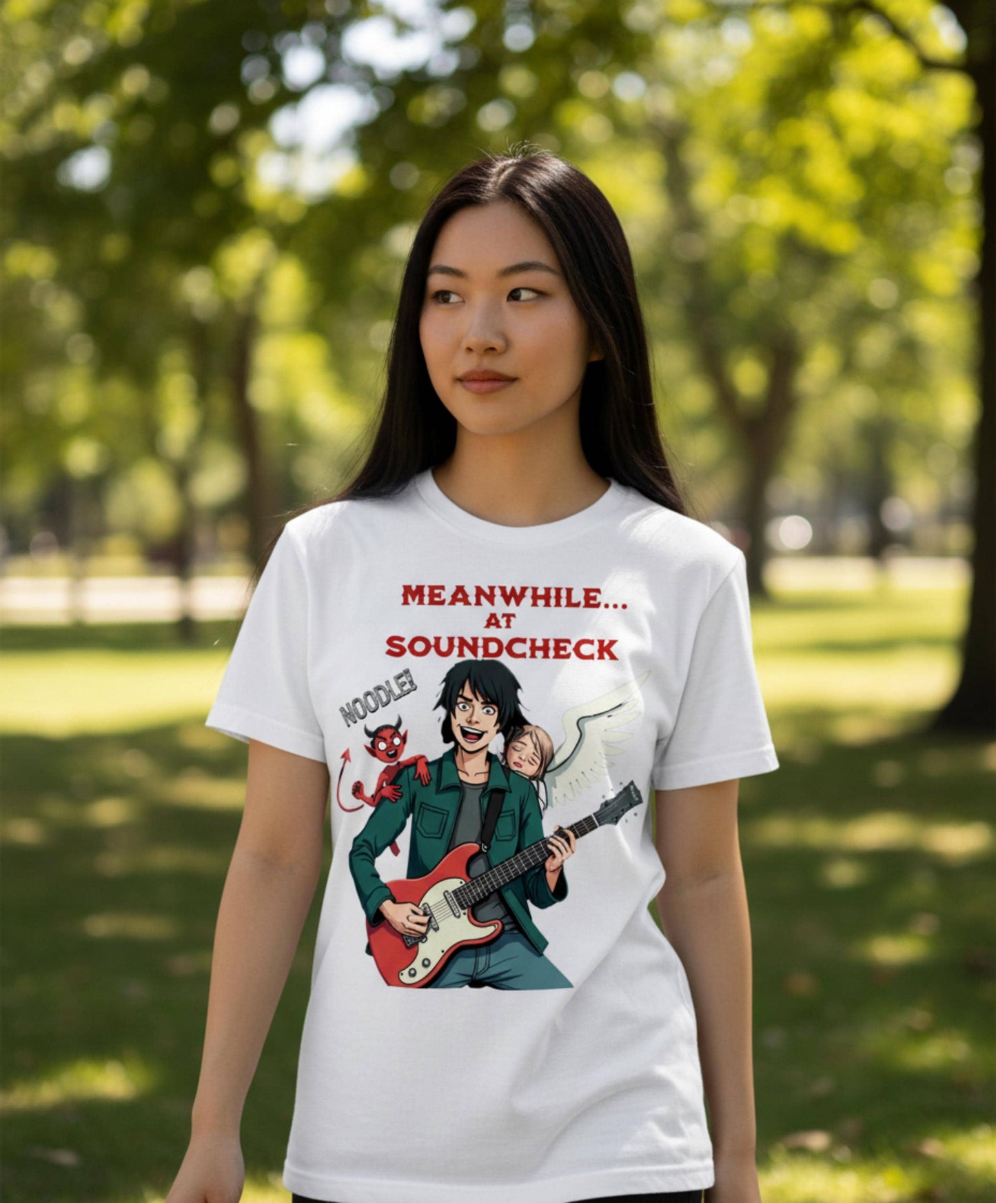 Guitarist T Shirt, Funny Band Humor, Musician Soundcheck Tee